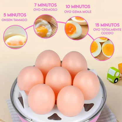 Cozedor Elétrico Ovos Multifuncional