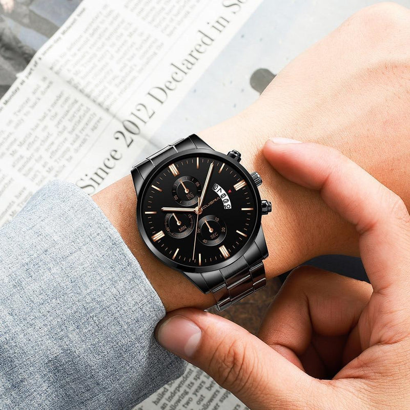 Relógio Estilo Inox Masculino.