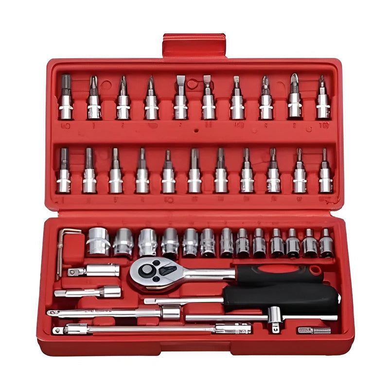Kit de Ferramentas Completo de 46 Peças